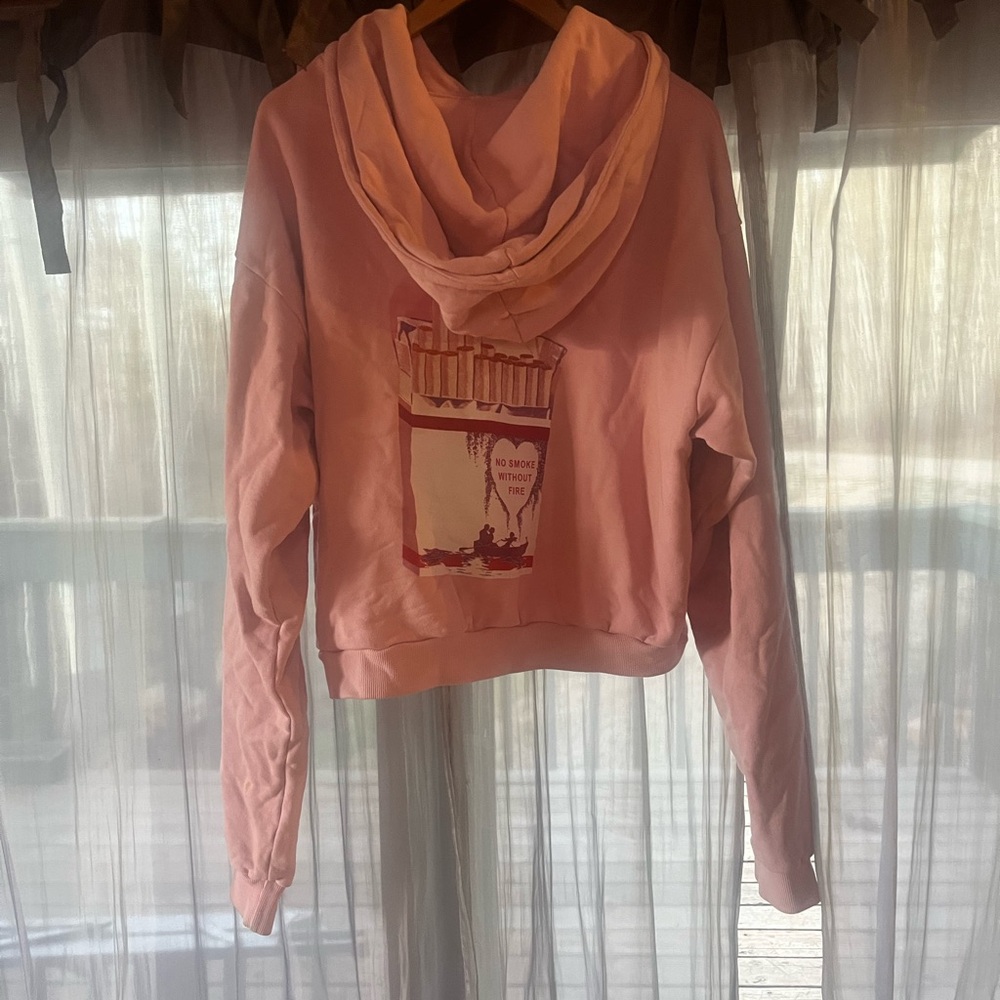 Boys lie pink no smoke without fire hoodie